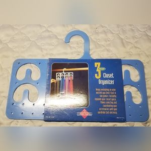 BB7 Vintage Space Saving 3 Way Hangers Closet Organizer Magic Clothes Hanger